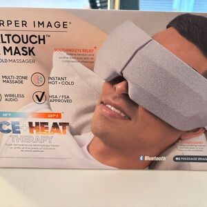 Sharper Image Gray Bluetooth Eye Mask